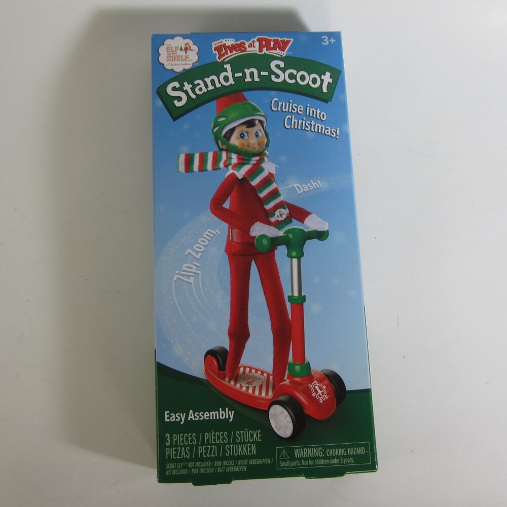 Elf on the Shelf Scooter, Helmet & Scarf Accessories - New Sealed